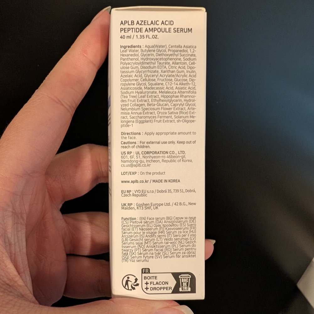 APLB Azelaic Acid Peptide Ampoule Serum - Picture 2 of 5